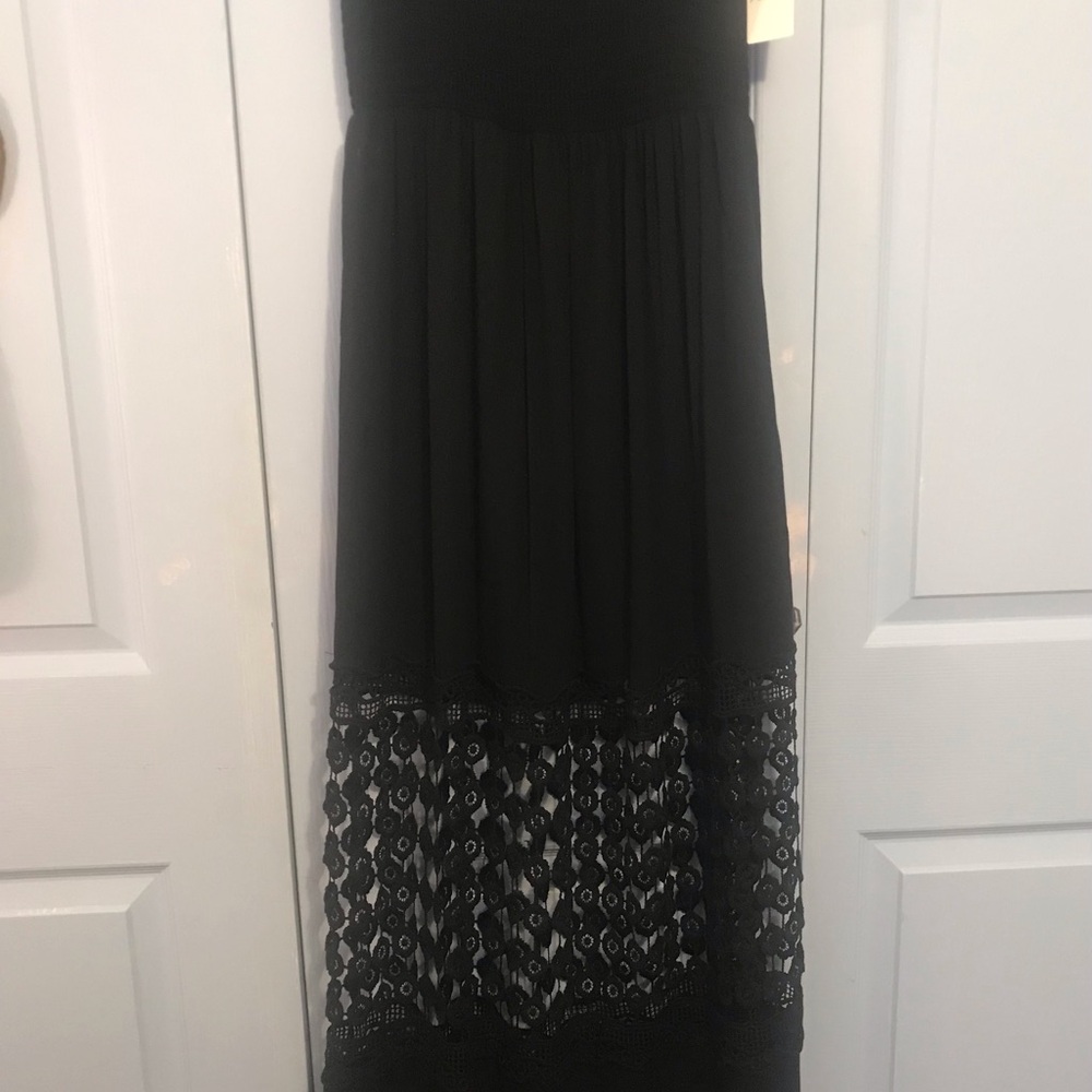 Brand New Black Lace Maxi Dress